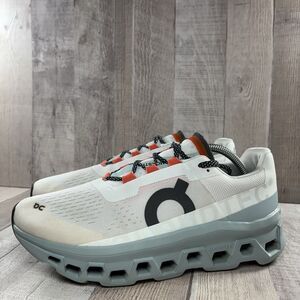 On Cloud Cloudmonster Men's Size 10 Road Running Shoes Sneakers Frost Surf White